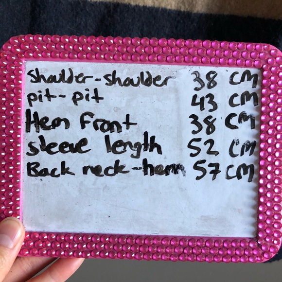 H&M Crew Neck Sweater Top Long Sleeve Single Stripe Knit C - Picture 5 of 5